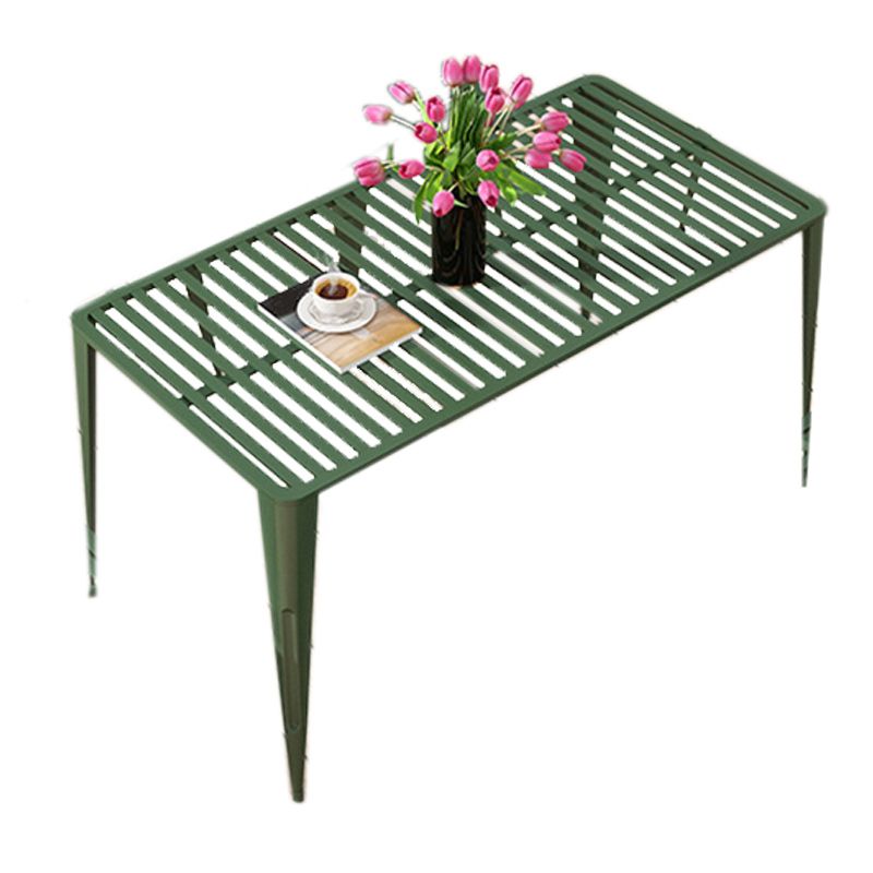 Modern Style Metal Dining Set 1/2/5/7 Pieces Dining Table Set for Outdoor