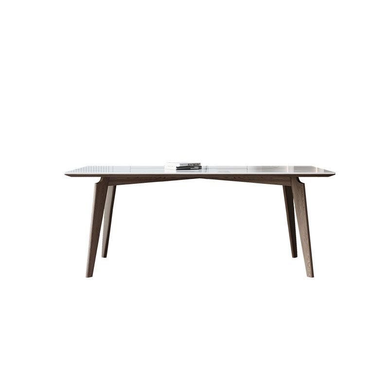 Modern Rectangle Wood Dining Table Set 1/4/5/7 Pieces Dining Set for Home Use