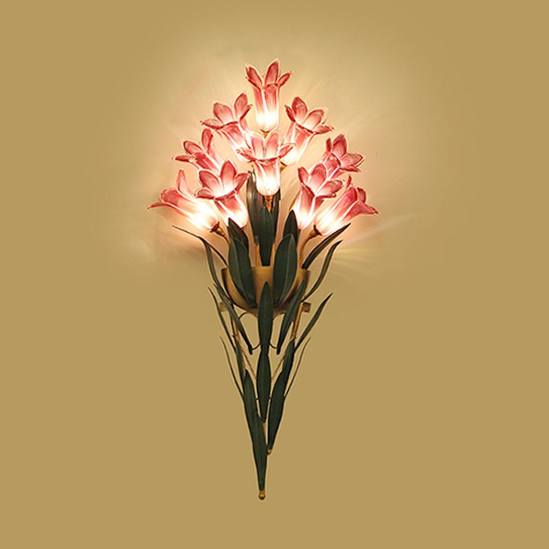 Kit di lampada da parete per bouquet di giglio