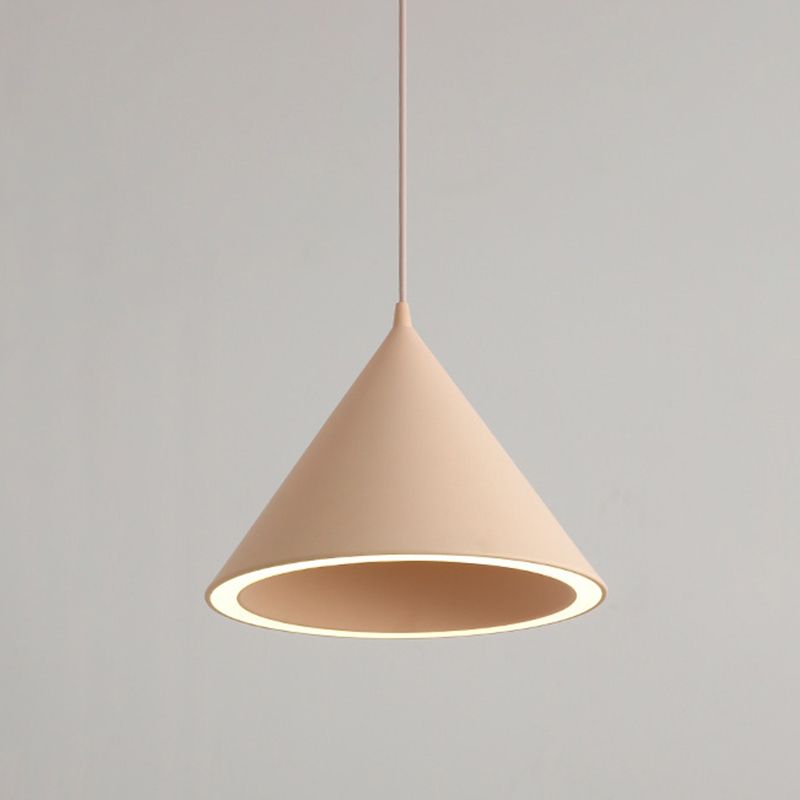 Makaroon -Mini -Anhänger -Leuchten -Leuchten -Aluminiumkegelform -Pendellampe zum Dinging -Tisch