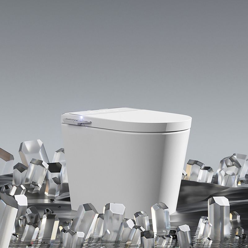 One Piece Toilet Modern Flush Toilet Floor Mounted Siphon Jet ABS Urine Toilet