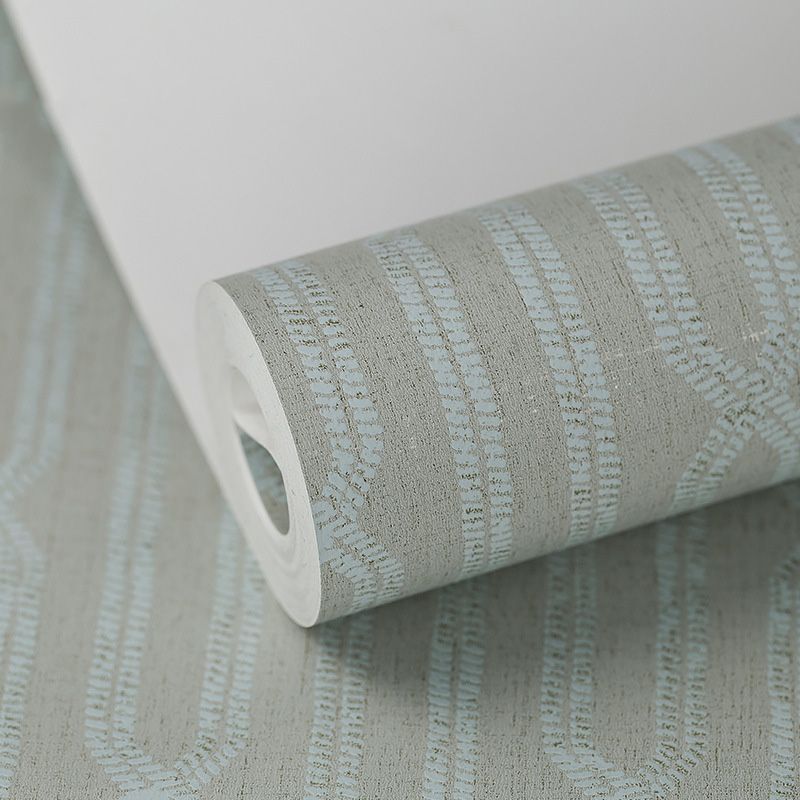 57.1 sq ft. Minimalist Wallpaper Roll for Living Room Decoration with Color Block Design in Natural Color