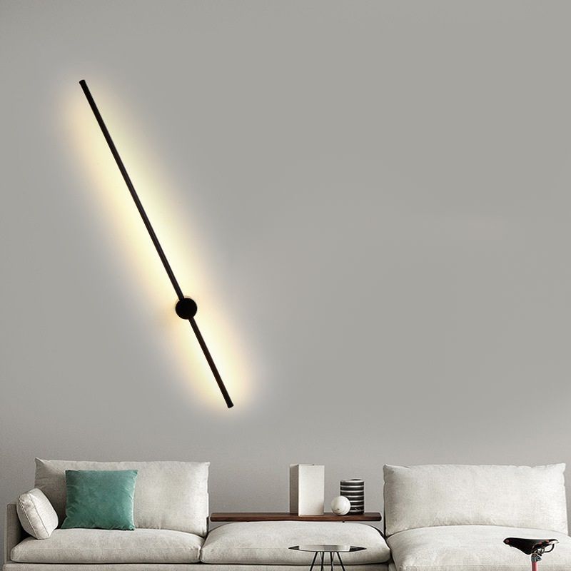 Lineare Form Metallwand Licht moderner Stil 2 Leichter Wandmontageleuchte