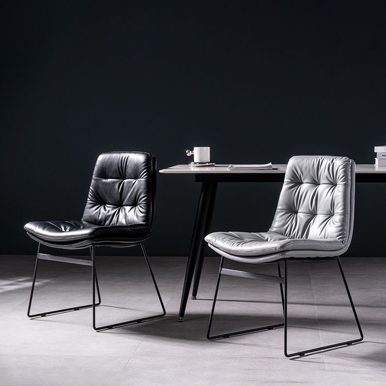 Silla contemporánea que cena las sillas sin brazos con las piernas del metal para la cocina