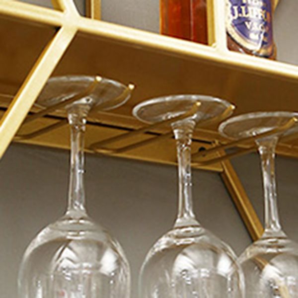 Industrial Metal Bookcase Floating 48.5"L Bookcase for Home Office