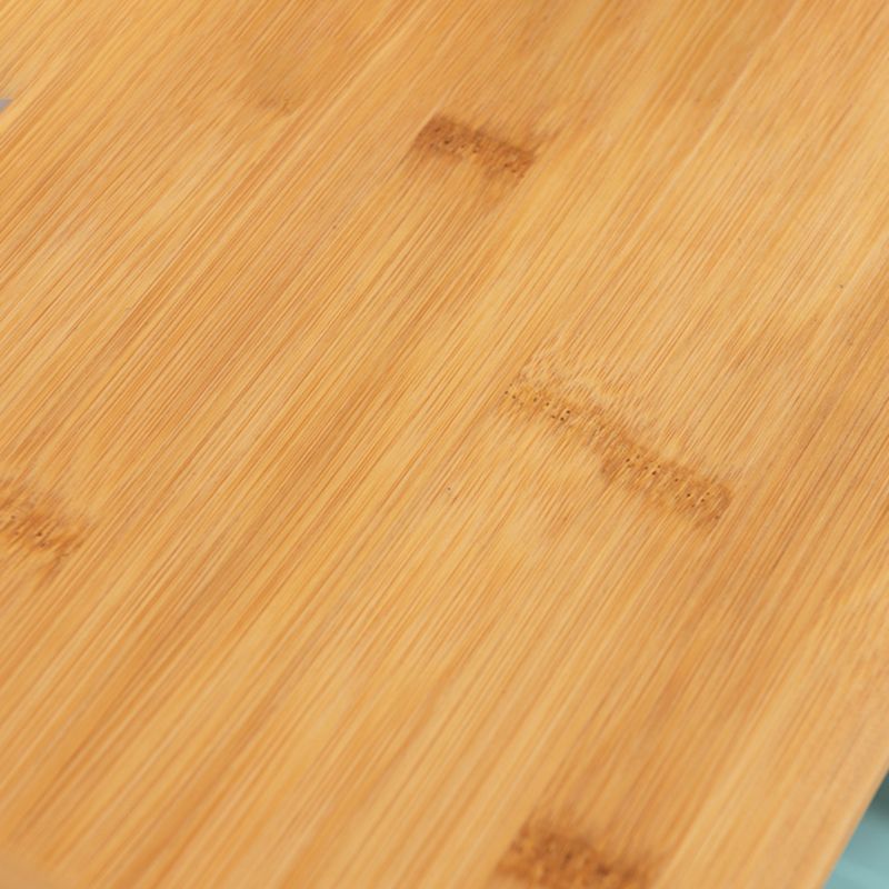 Vertical Contemporary Bamboo Bookcase Closed Back Bookshelf for Home