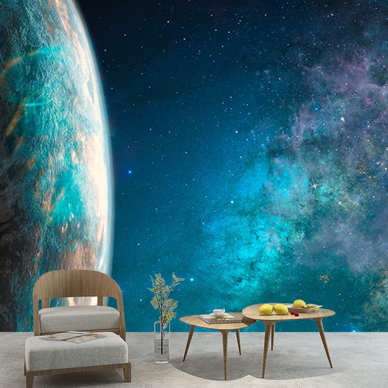 Washable Stain Resistant Mural Wallpaper Universe Indoor Wall Mural