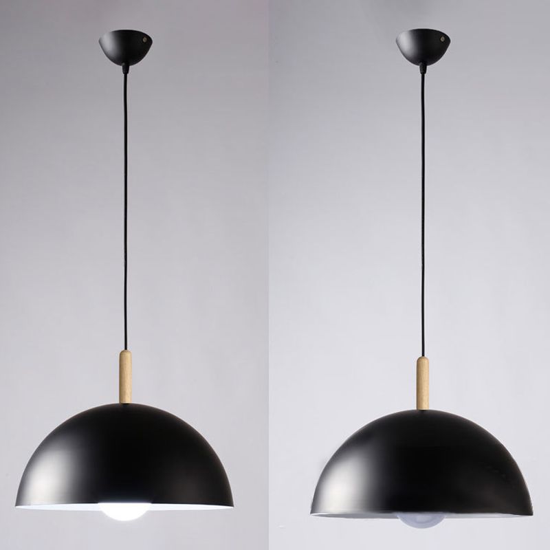 Dome Esszimmer Down Lighting Anhänger Metal Moderne Stil Anhänger Beleuchtung