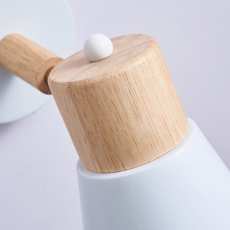 Modern Metal Wall Sconce Lighting White Wall Mounted Lights for Bedroom