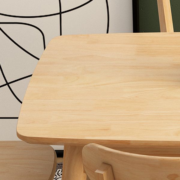 1/2/5/7 Pieces Rectangle Modern Wood Furniture Standard Height Dining Table Set