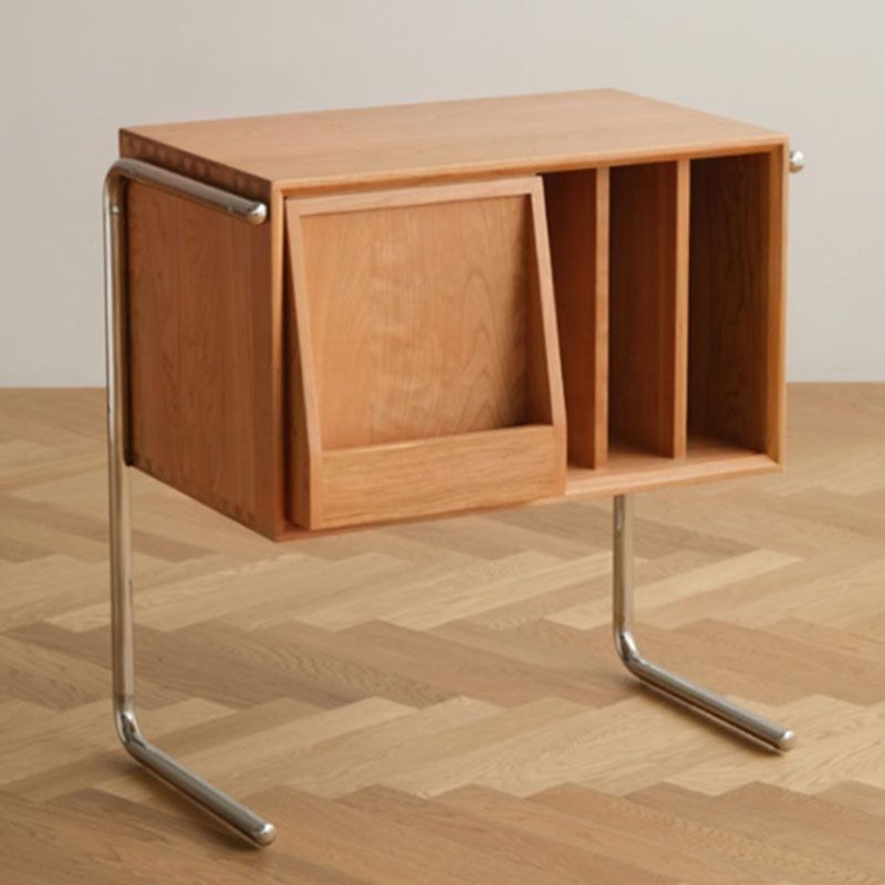 28.5"H Modern Style Bookcase Pine Wood Closed Back Bookshelf for Home Office