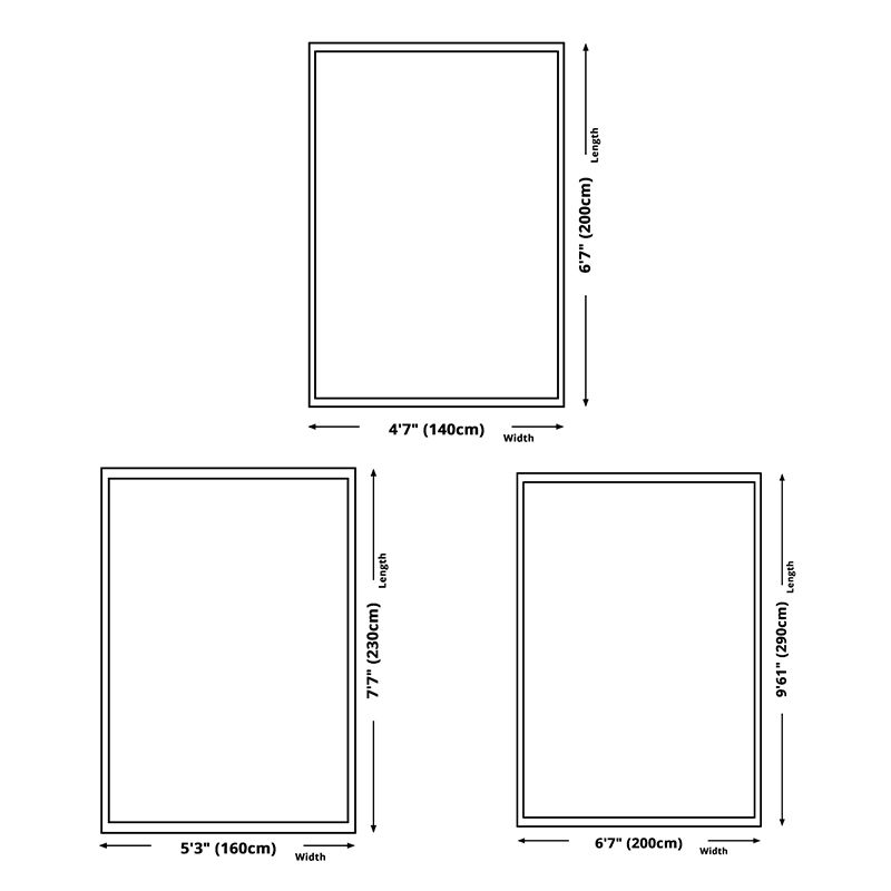 Simple Solid Color Disstressed Rug Polyester Ethnic Pattern Area Rug Non-Slip Backing Carpet for Living Room