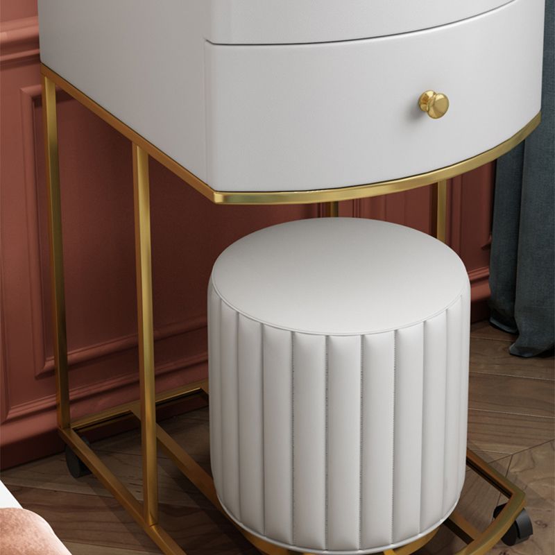 42.5" Height Flip-top Vanity Set with Mirror and Drawer for Bedroom