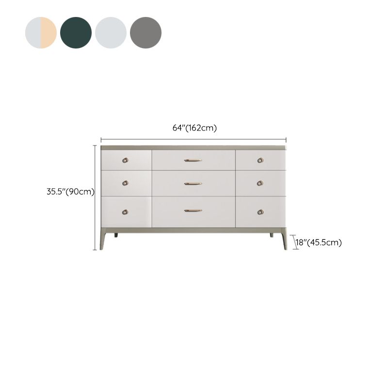 Modern Style Storage Chest Dresser Solid Wood Storage Chest for Bedroom