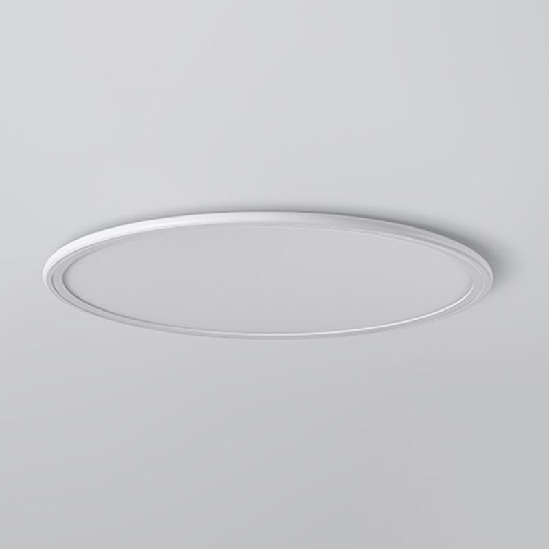 Luminaires encastrés circulaires à 1 lumière à montage en aluminium de style moderne