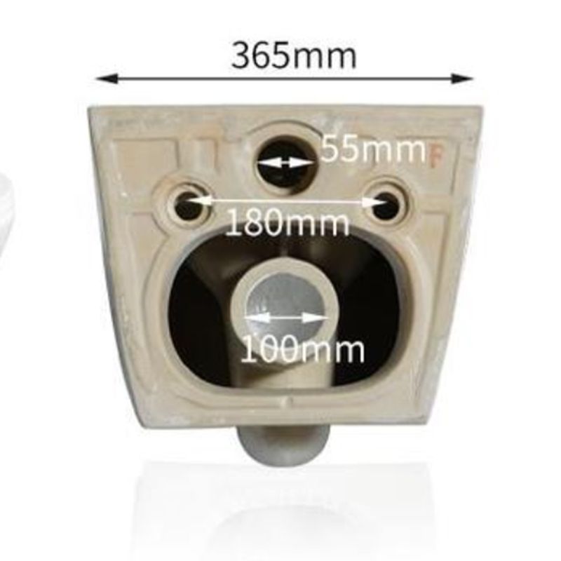 Contemporary Wall Hung Toilet Bowl White Seat Included Urine Toilet for Bathroom