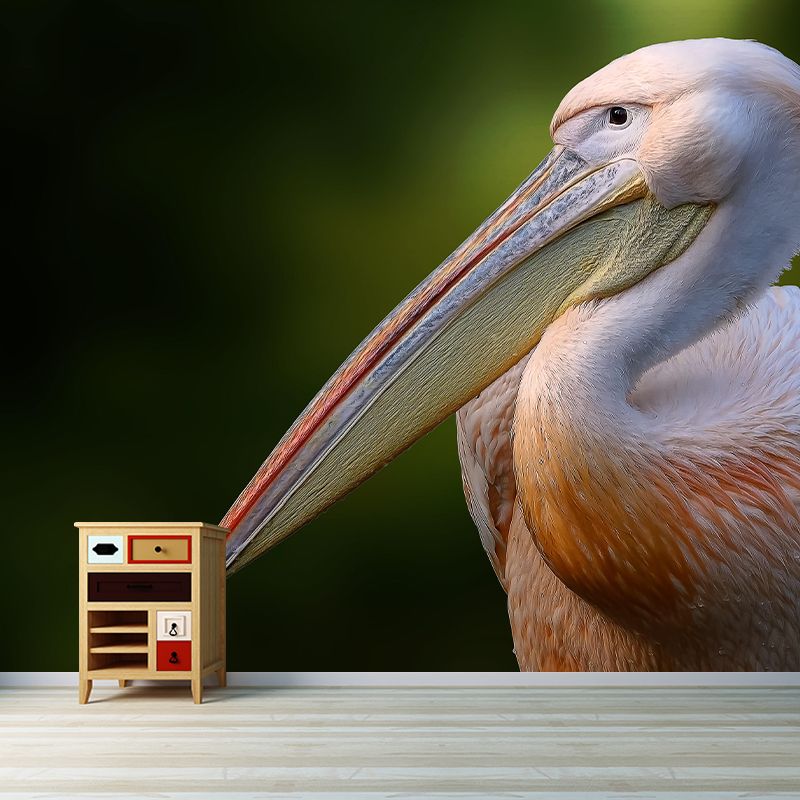 Customized Contemporary Pelican Mural Mildew Resistant for Sitting Room Bedroom