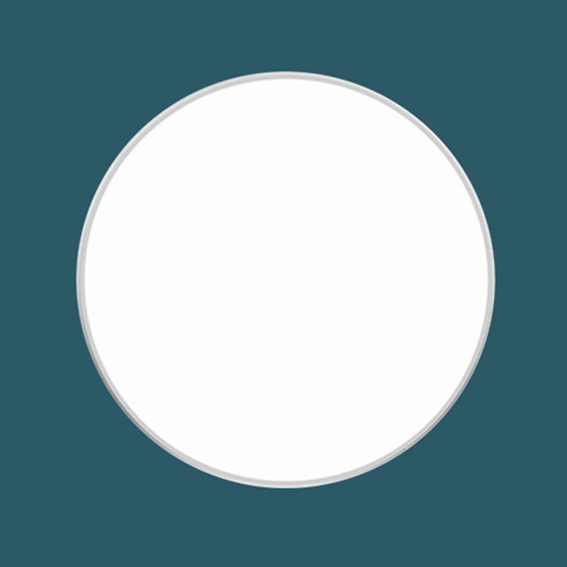 Plafonnier LED de forme ronde en fer moderne, 1 lumière, encastré, pour balcon, chambre à coucher