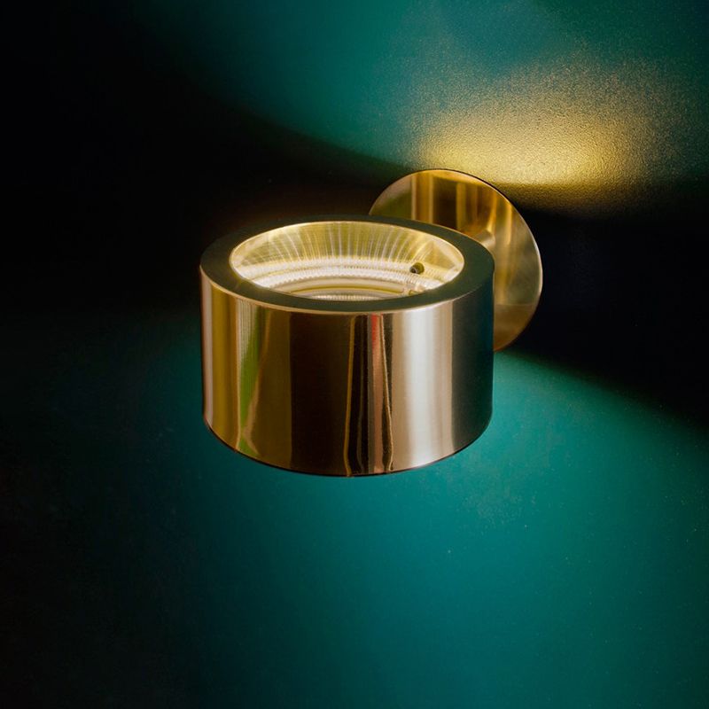 Wohnzimmer Goldene Wandleuchte postmoderne Metall mit einer Kopfwandmontage Leuchte