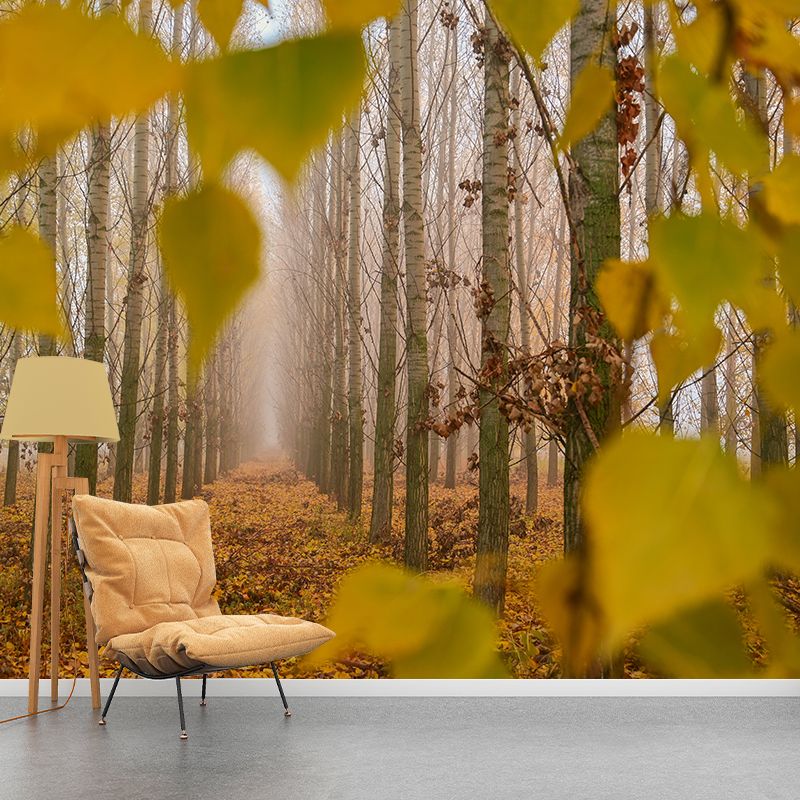 Forest Wall Mural Modernism Wall Decoration for Bedroom, Customer Size