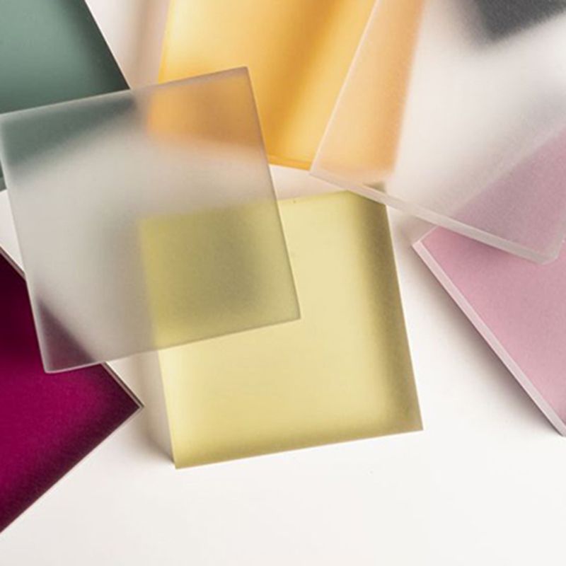 Contemporary Closed Back Bookshelf Acrylic Bookcase for Home Office