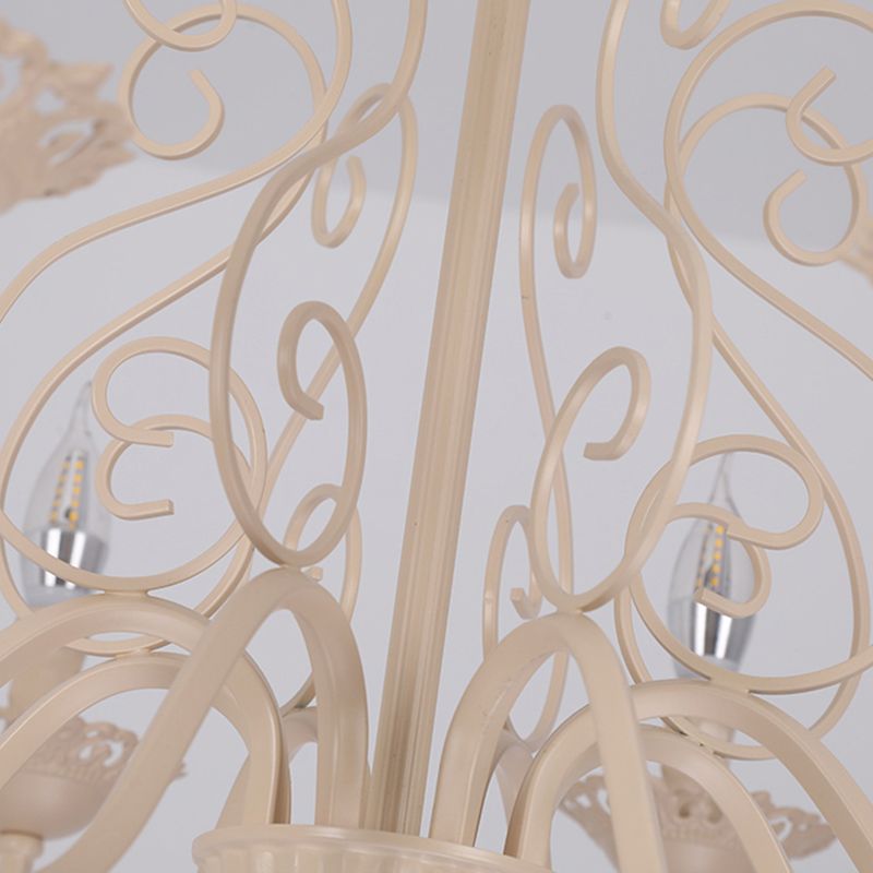 Luces de lámpara de araña únicas de lámpara colgante de metal de estilo tradicional