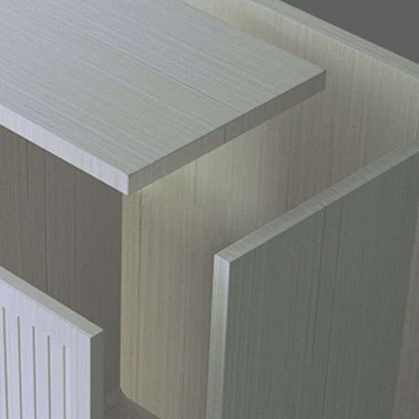 Modern Aluminum Multifunctional Wardrobe Freestanding Wardrobe with Self Close Drawers