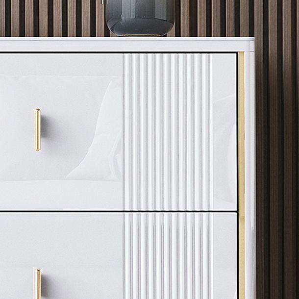 Modern Style Stone Buffet Sideboard 15.7"D Dining Room Buffet Server with Drawer