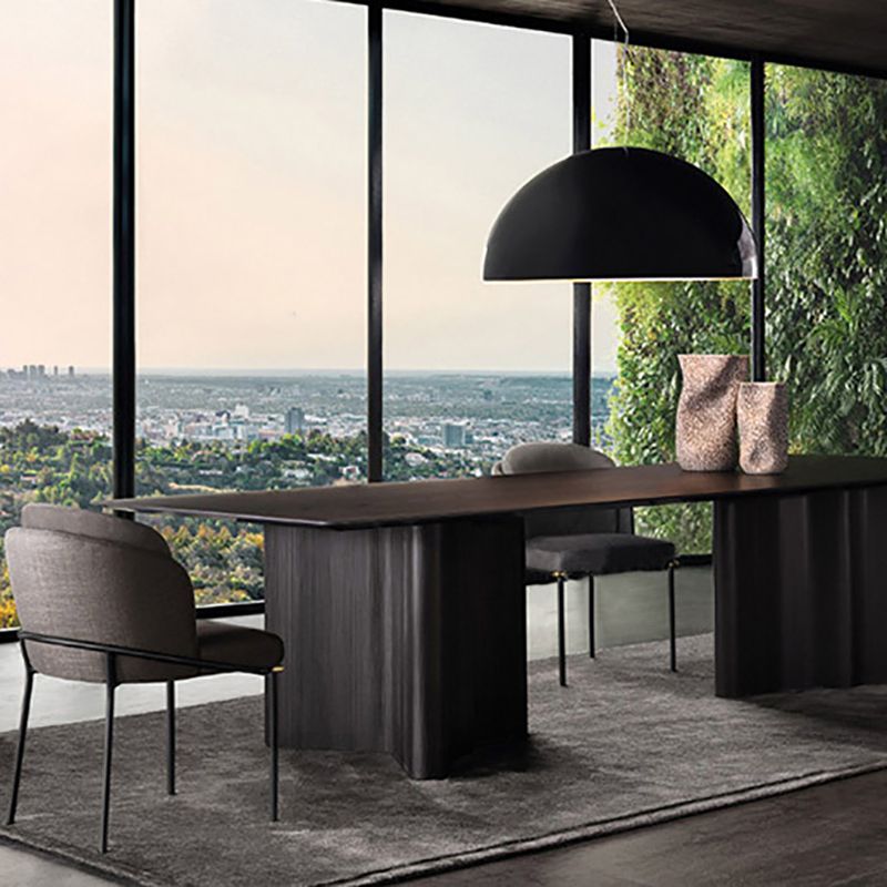 Glam Parsons Side Chair Linen Indoor Dining Chair for Living Room