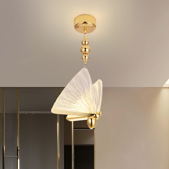 Nordischer Luxusstil Schmetterling Schatten Hängende Leuchte LED Butterfly Anhänger Kronleuchter