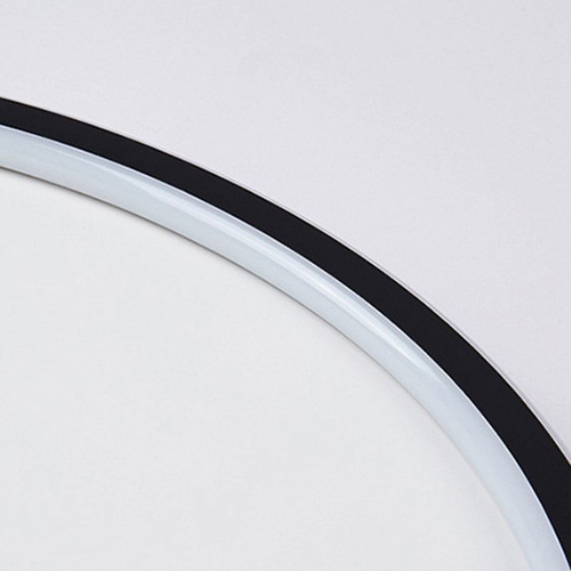 Aluminium Flush Flush Mount Ceiling Lighting Fixture Modern Black Flush Mount Lamp