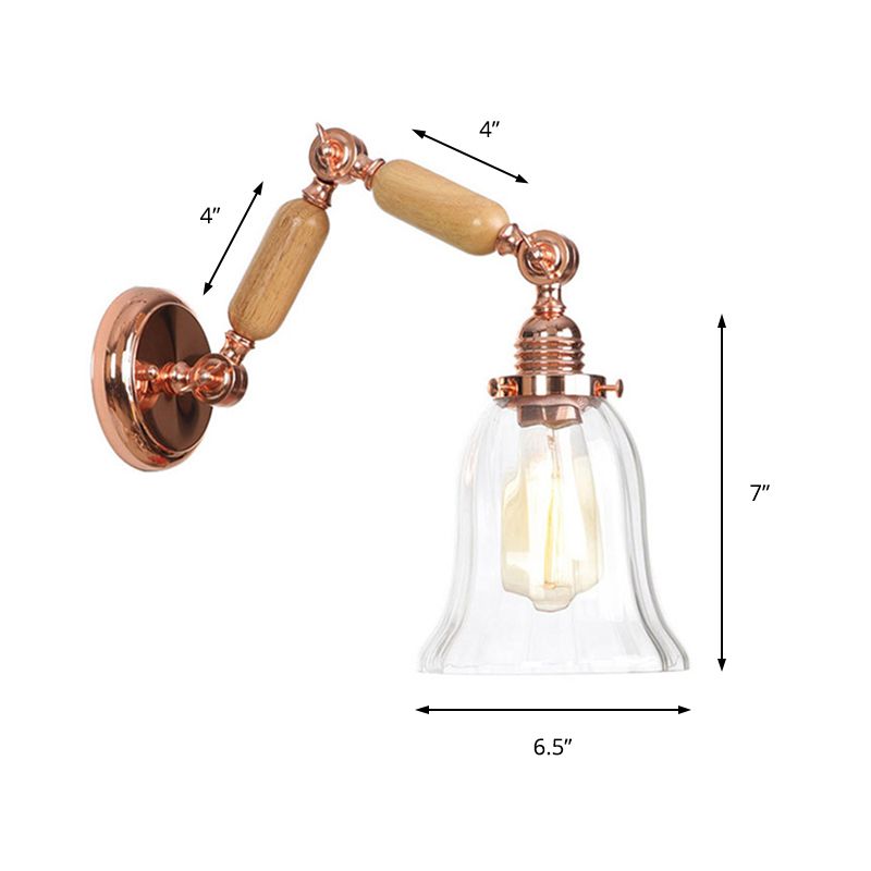 Eine Glühmandlicht mit ausgestattetem Schatten klarer prismatischer Glas Bauernhaus Schlafzimmer Leuchtenbeleuchtung