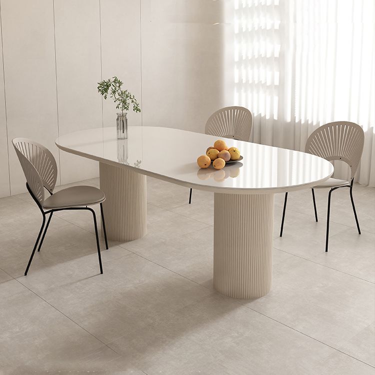 Glam Style Rectangle Table Set 1/2/4/5/6 Pieces Dining Set for Home Use