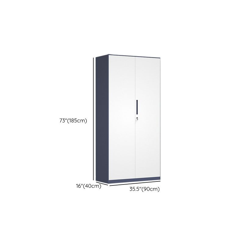 Contemporary File Cabinet Metal Frame Fireproof Vertical File Cabinet with Lock