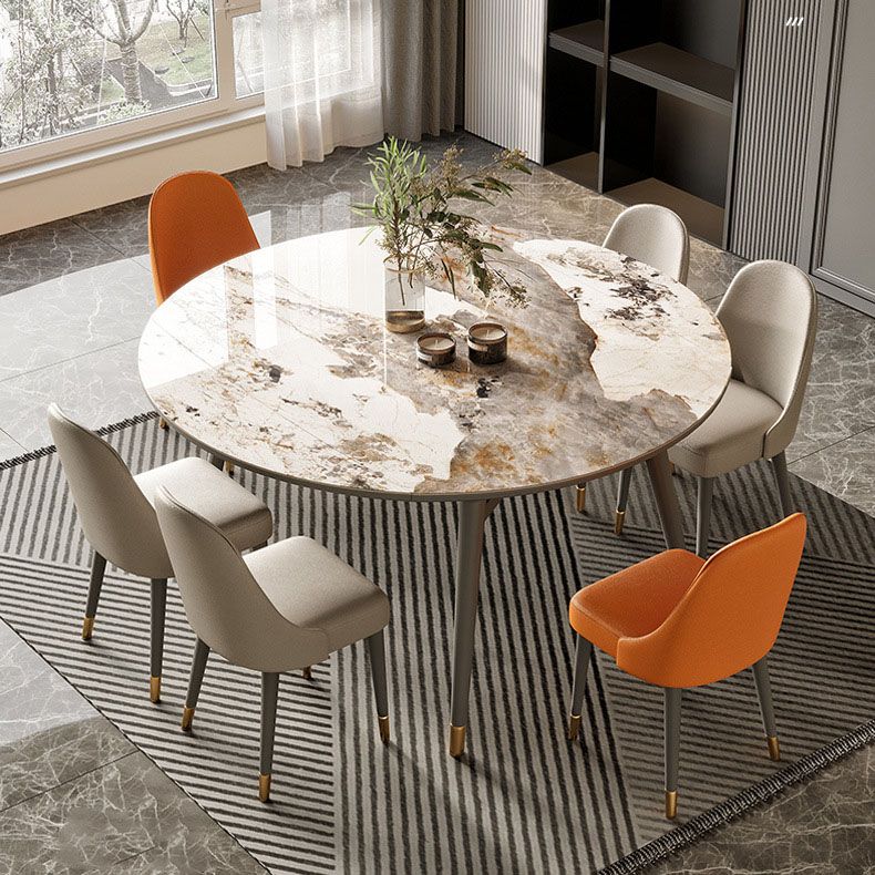 Modern Style 1/4/5/6/7/11 Pieces Dining Room Set Round Dining Room Table Set