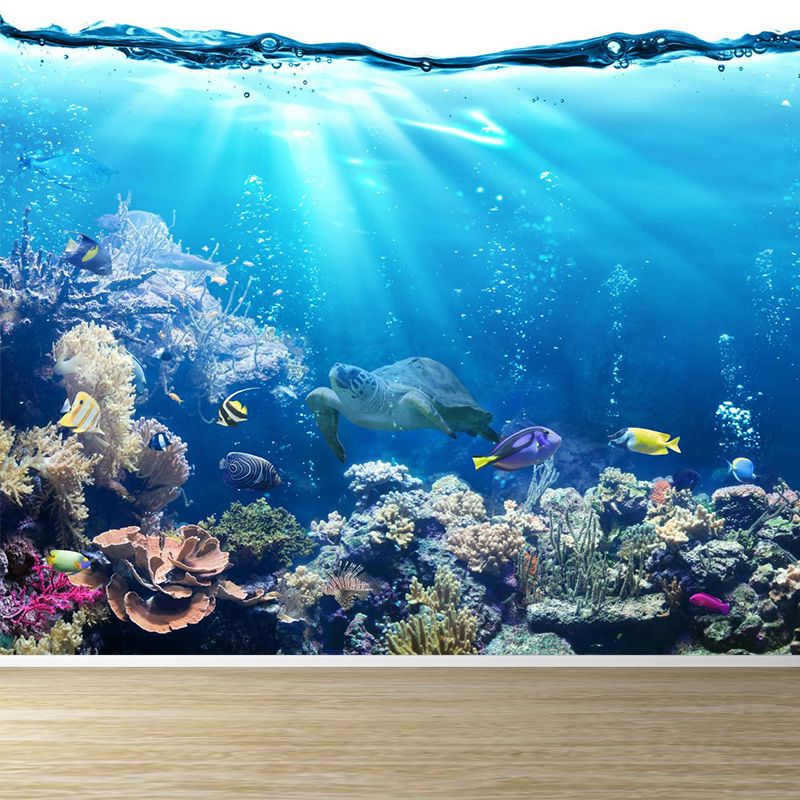 Stunning Underwater World Mural Child Bedroom Seascape Wall Art, Made to Measure