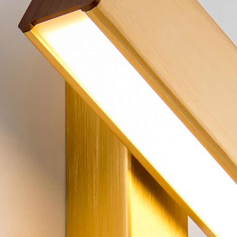 Luz de aluminio nórdica luz geométrica rotatable LED pared apliques para sala de estar