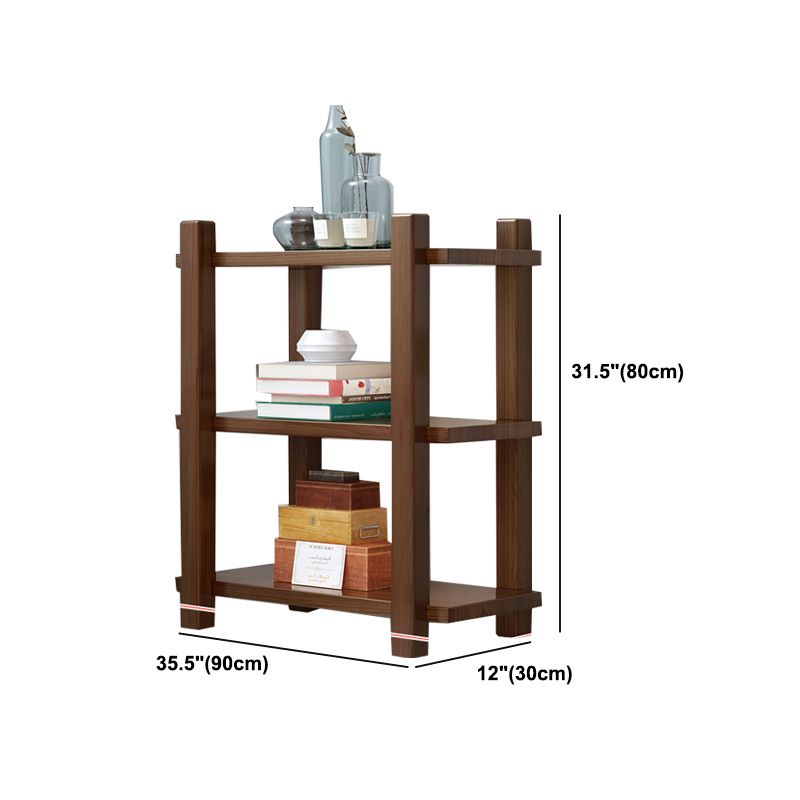 Vertical Shelf Bookcase with Shelves Wooden Bookshelf for Home Office