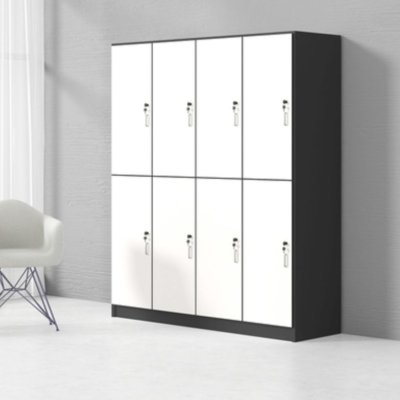 Engineered Wood Hinged Door Storage Cabinet Contemporary Cabinet for Bathroom