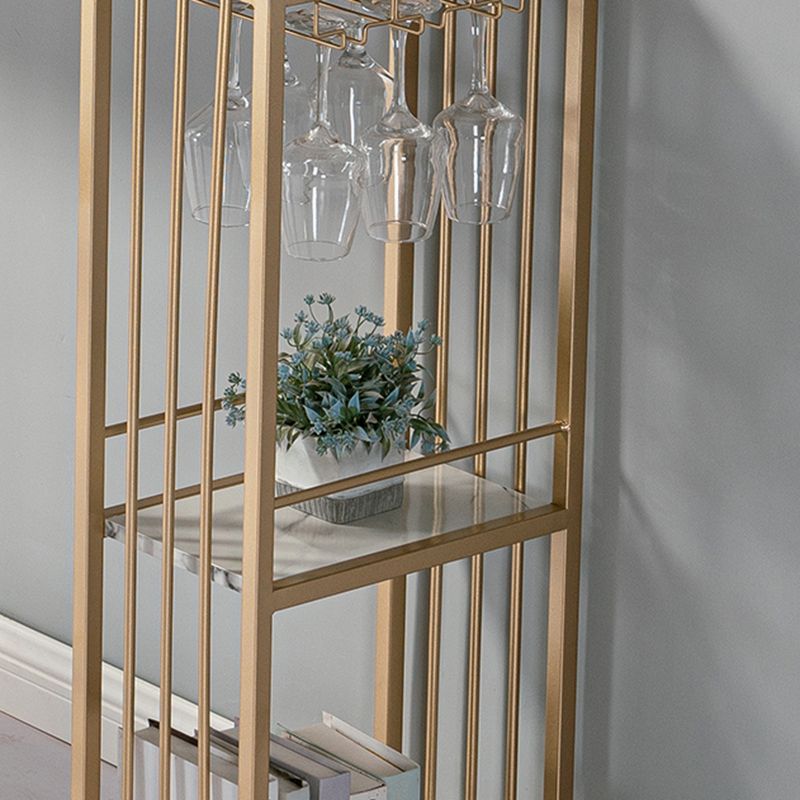 Modern Bar Table Set 1/2/3 Pcs Faux Marble Rectangular Bar Set for Indoor