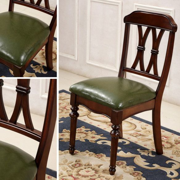 Traditional Solid Wood Dining Room Set with Rectangle Table Dining Table Furniture