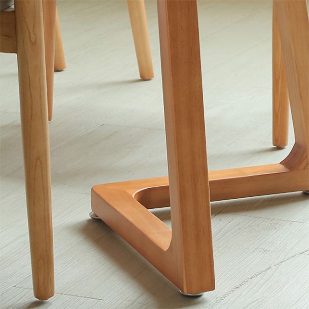 Modern Rectangle 1/2/5/7 Pieces Dining Set Solid Wood Dining Table with Chairs