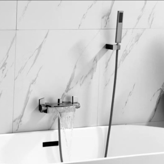 Lever Handle Wall Mounted Contemporary Low Arc Metal Wall Mount