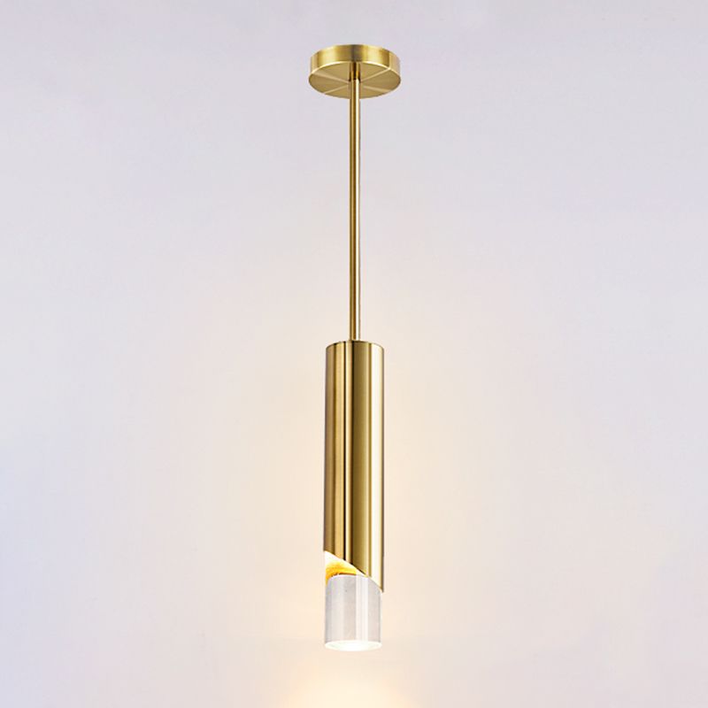 Tubi moderni in stile minimalista a pendente di illuminazione lampada a soffitto acrilico per soggiorno