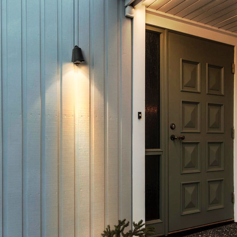 Style minimalisme de style moderne lampe de la lampe à la lampe extérieure en métal appliques murales