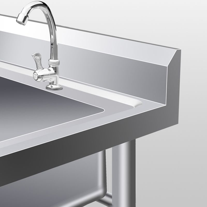 Contemporary Style Kitchen Sink All-in-one Stainless Steel Kitchen Sink