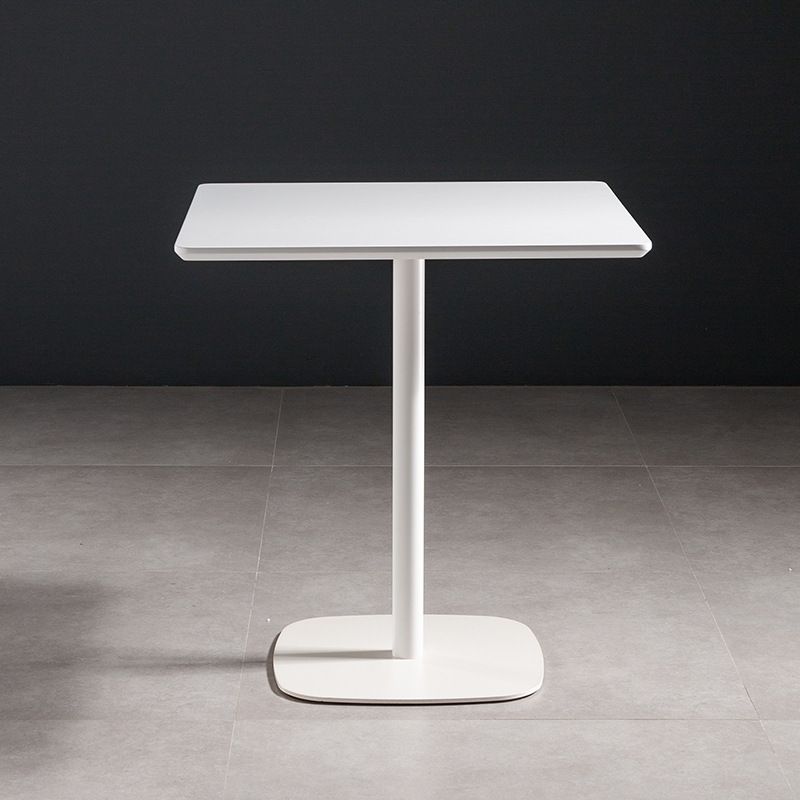 Coffee Shop Dining Room Industrial Style Dinette Table Wood Top Dining Table