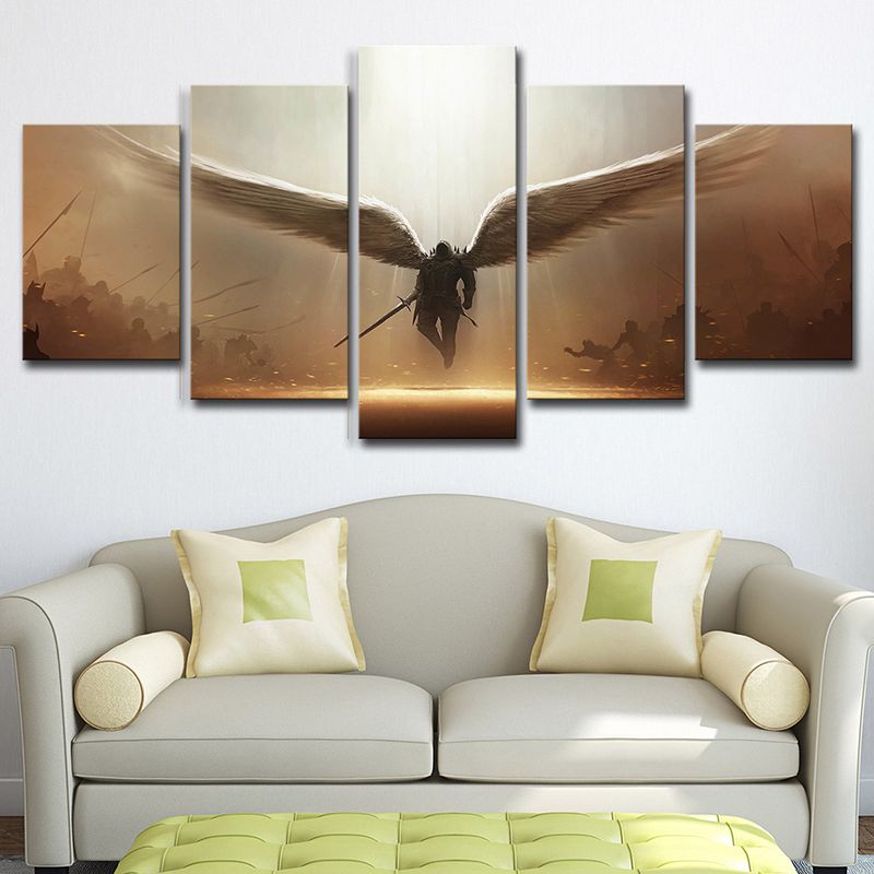 Warriors Wall Decor Multi-Piece Children's Art for Bedroom Painting, Multiple Sizes