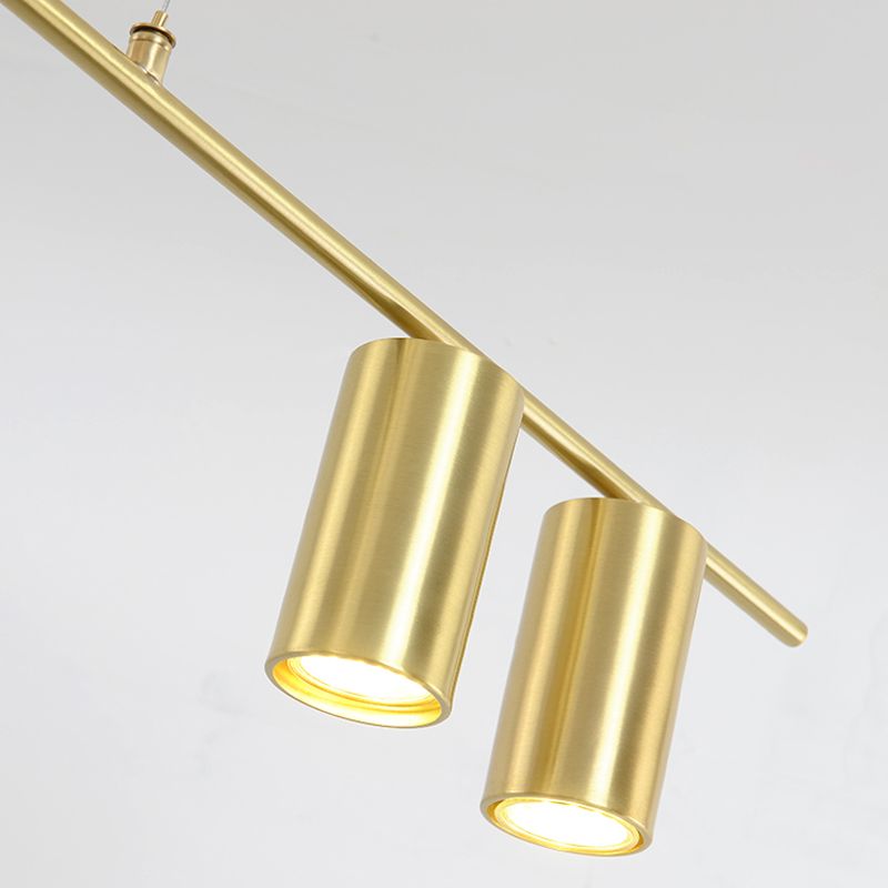 Luci a sospensione contemporanea Luci dell'isola cilindri Metal per l'isola della cucina