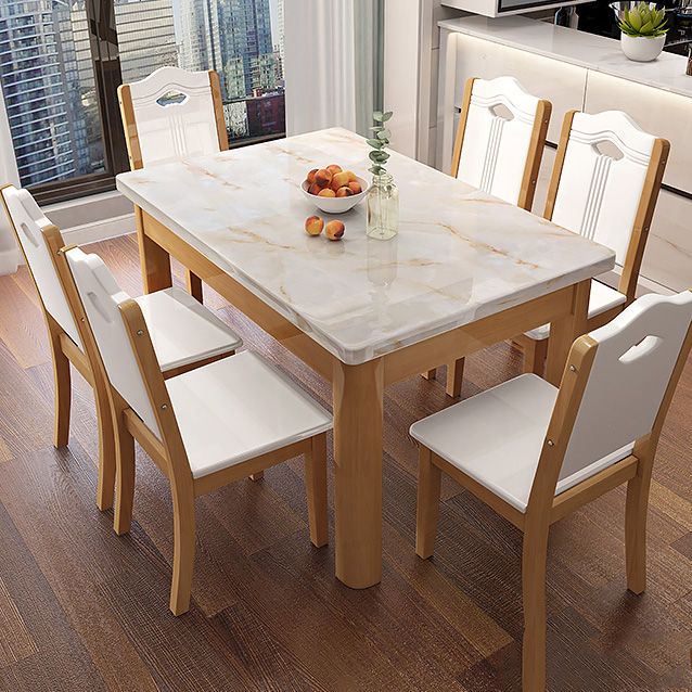 Rectangle Dining Room Dinner Kitchen Table Modern Dining Table